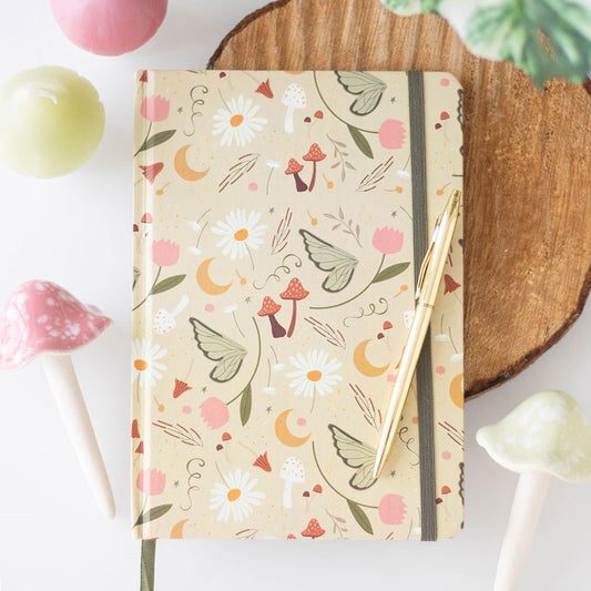 Cuaderno A5 con estampado de folclore de hadas