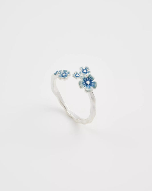 FABLE Anillo de plata No me olvides