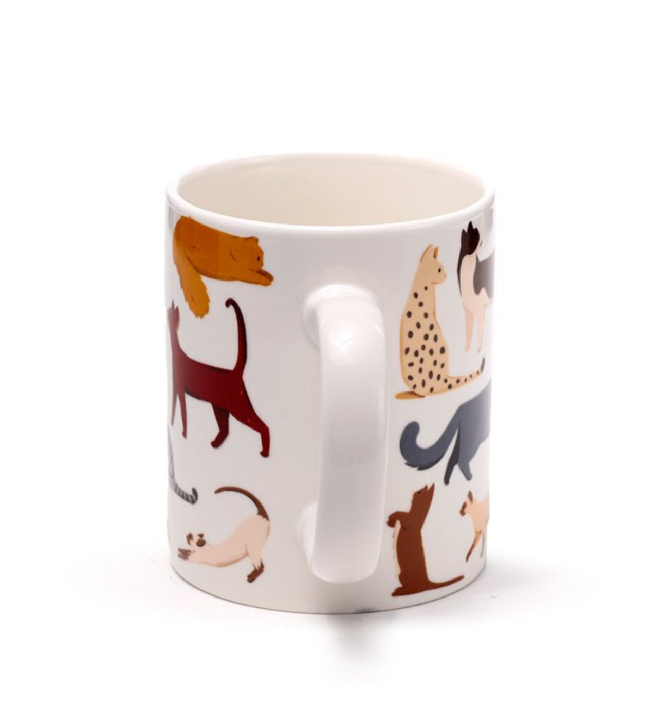 Taza de Porcelana Gatos Feline Fine