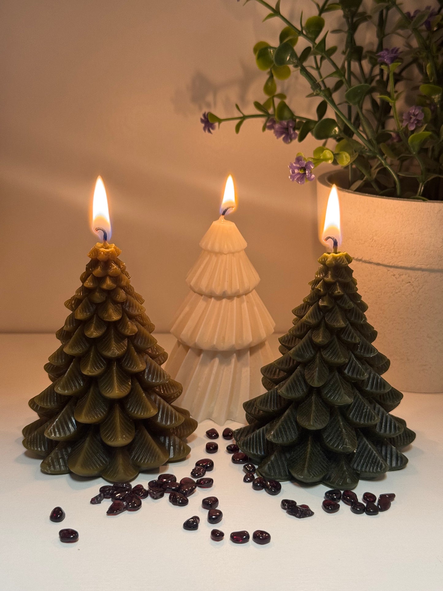 Vela de soja Árbol de Navidad
