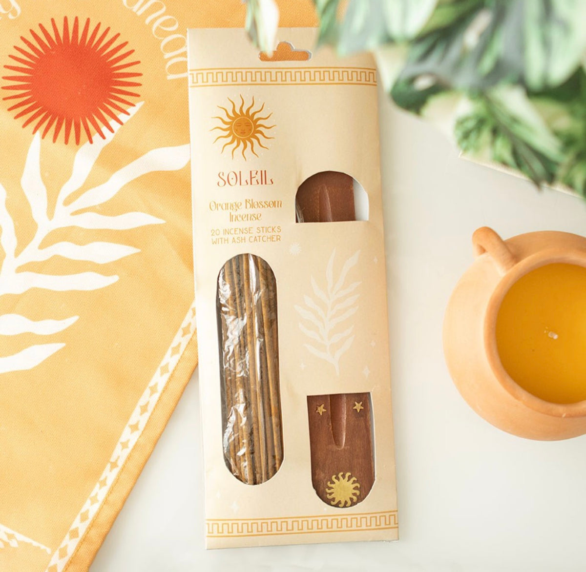 SET DE REGALO DE VARITAS DE INCIENSO «SOL FLOR DE NARANJO»