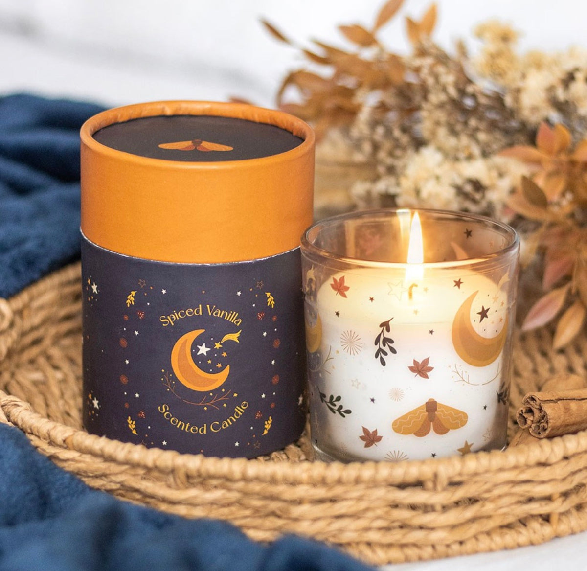 VELA DE VAINILLA CON ESPECIAS «MAGIA DE OTOÑO»