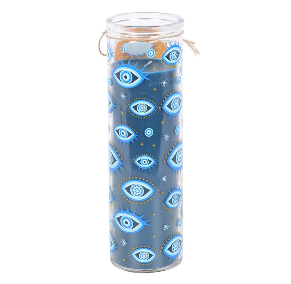 VELA DE TUBO CON ESTAMPADO OJO QUE TODO LO VE