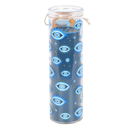 VELA DE TUBO CON ESTAMPADO OJO QUE TODO LO VE