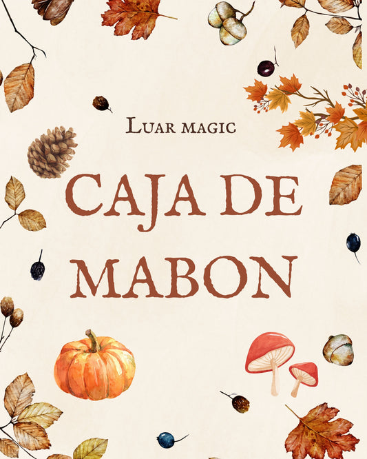 Caja mágica de mabon sorpresa (Equinocio de otoño) Luar magic