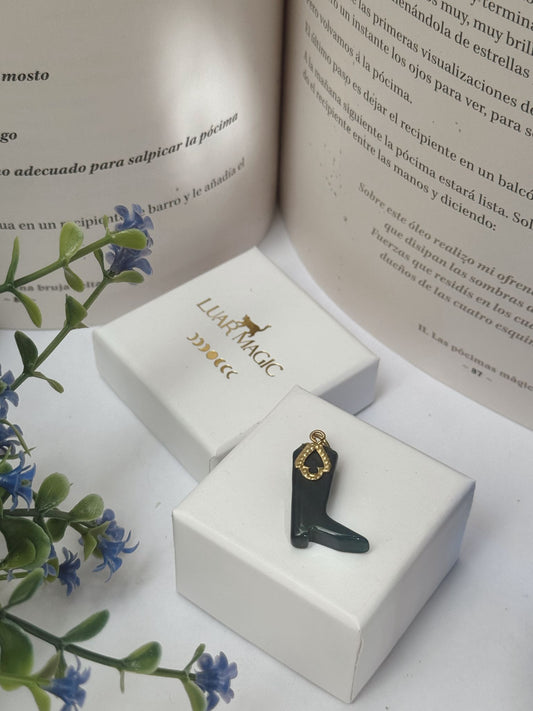 Colgante Botas de mineral acero inoxidable