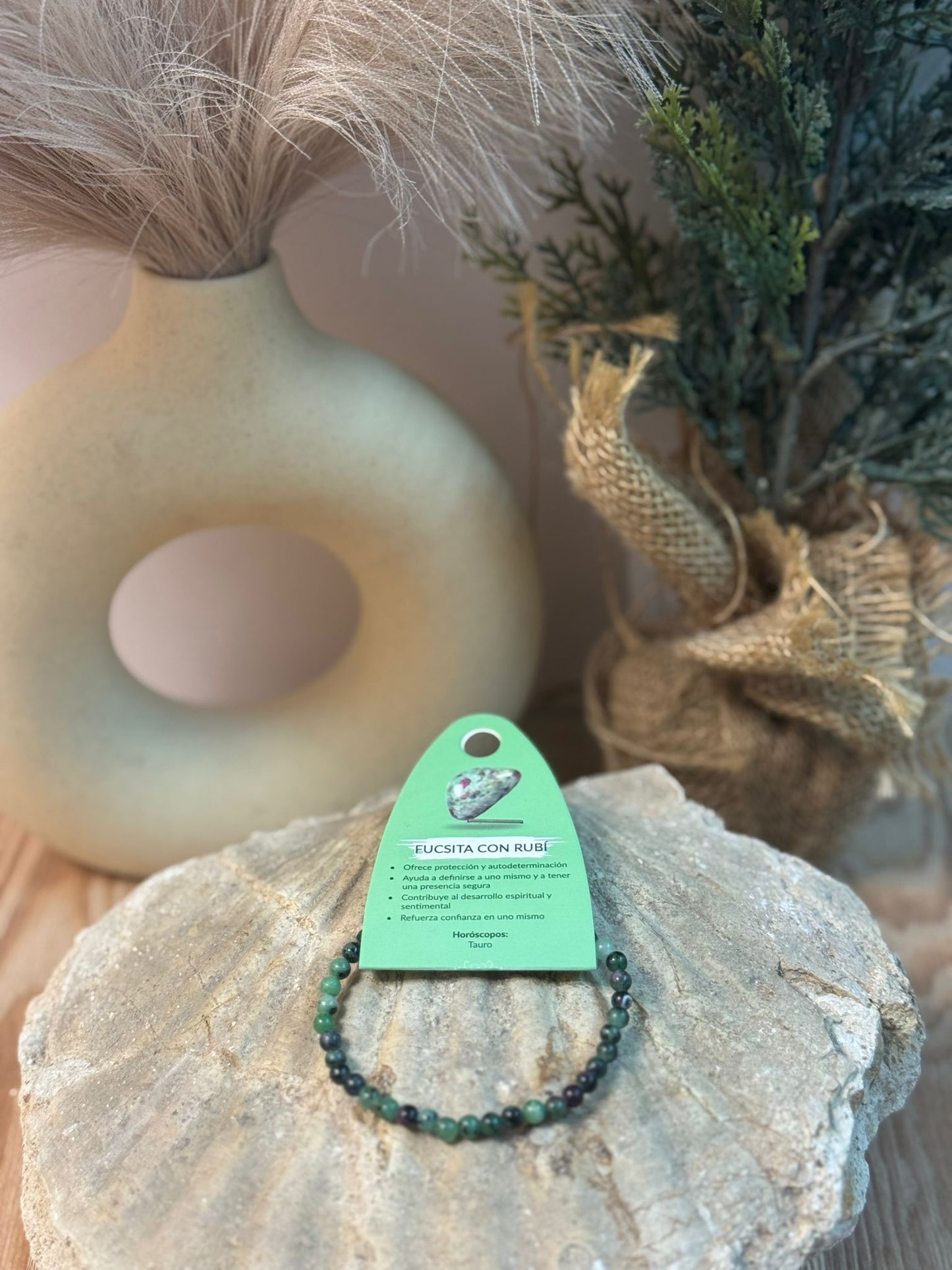 Pulsera Rubi con Fucsita 4 mm