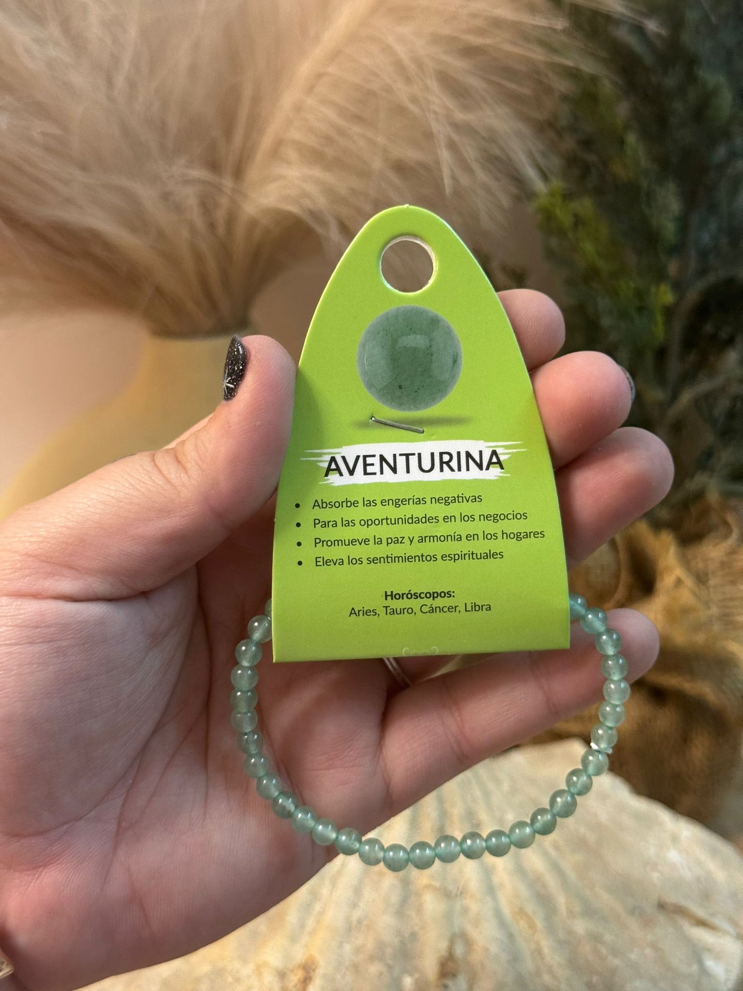 Pulsera De Aventurina 4 mm