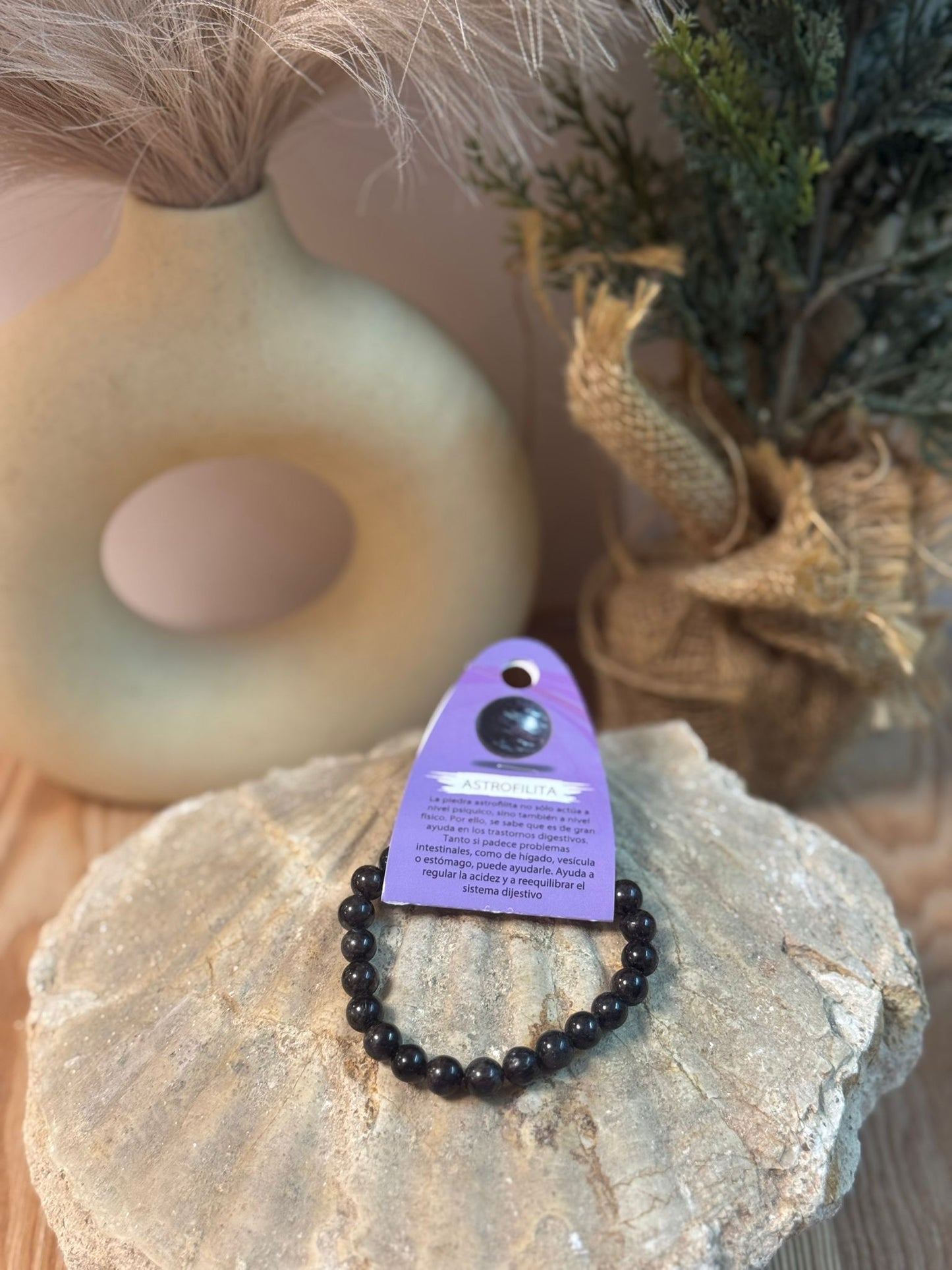 Pulsera mineral astrofilita 4mm