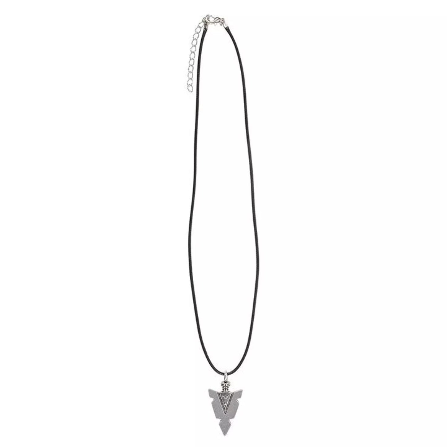 Collar de cordón vikingo con punta de flecha de fuerza