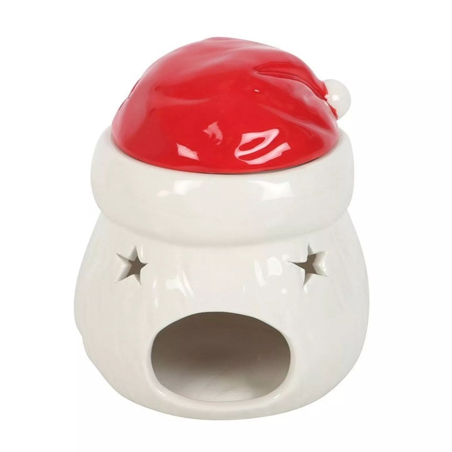 Quemador de aceite y calentador de cera con forma de Papá Noel