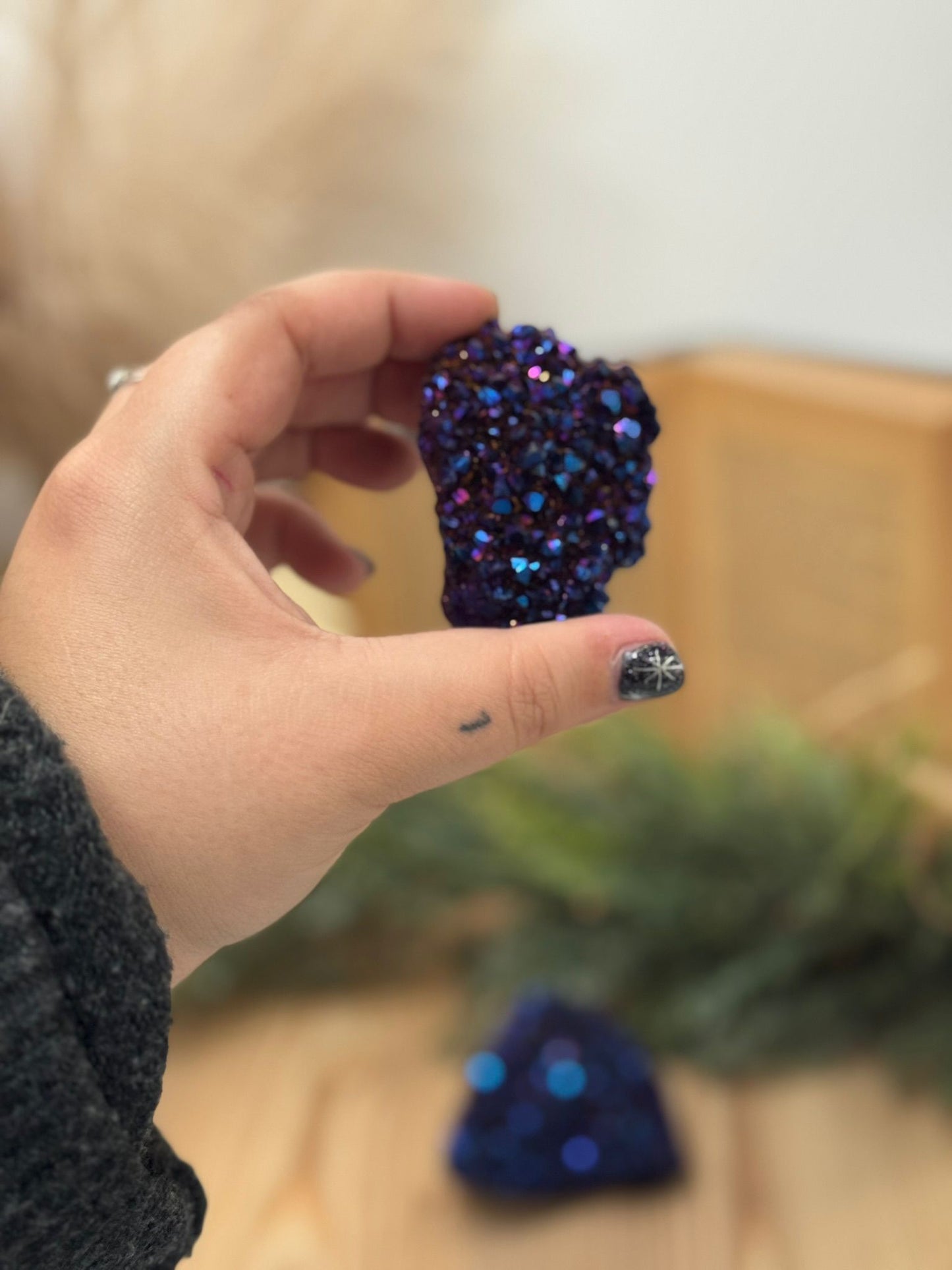 drusa amatista titanio grande