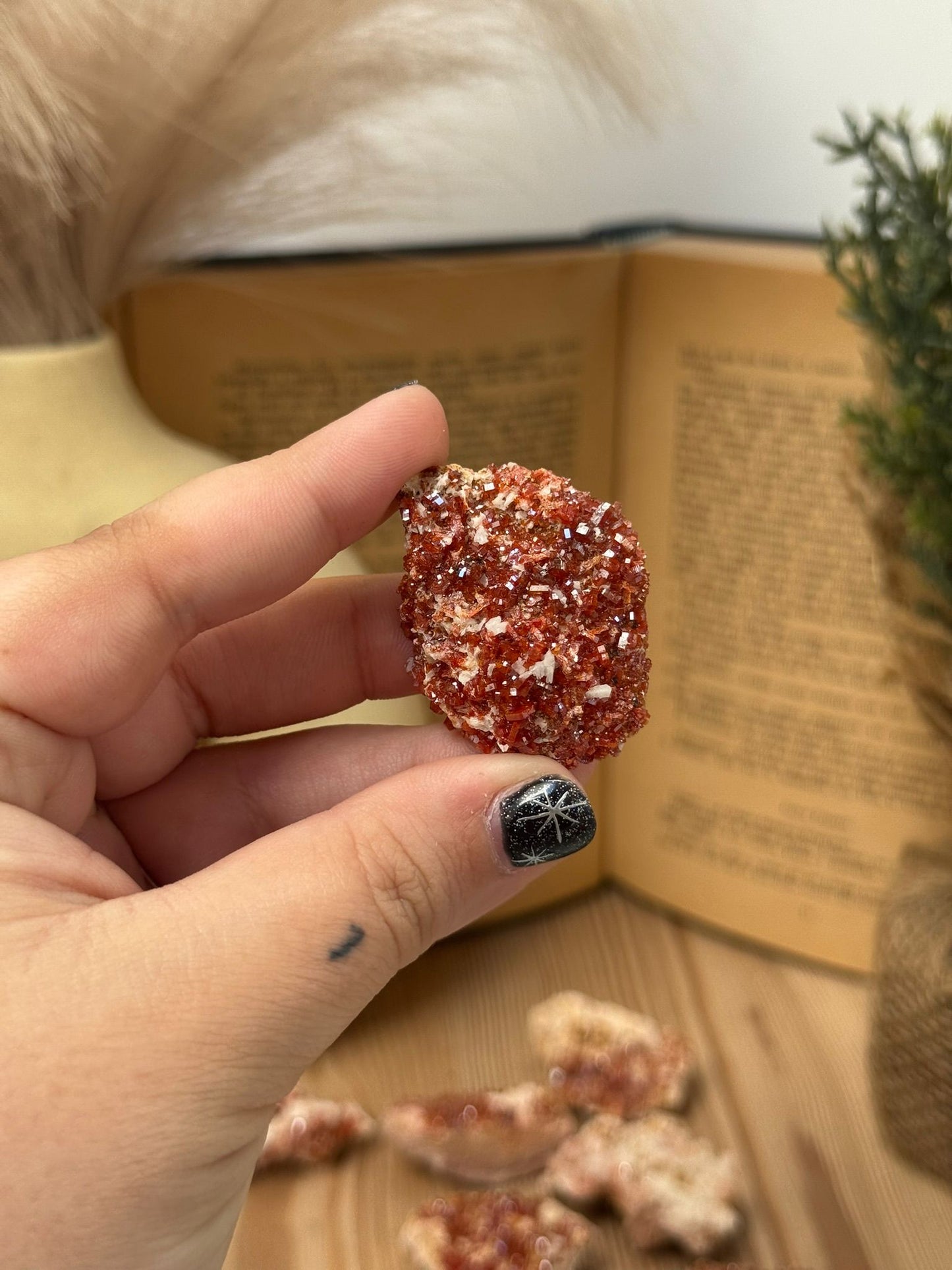 Mineral Vanadinita Natural