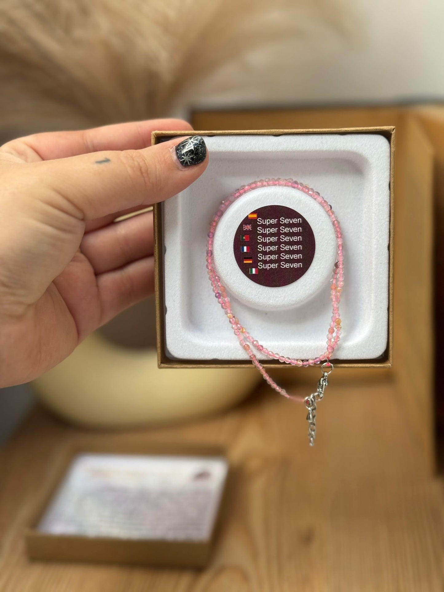 Collar y Pulsera Facetado Súper 7 – Calidad Extra