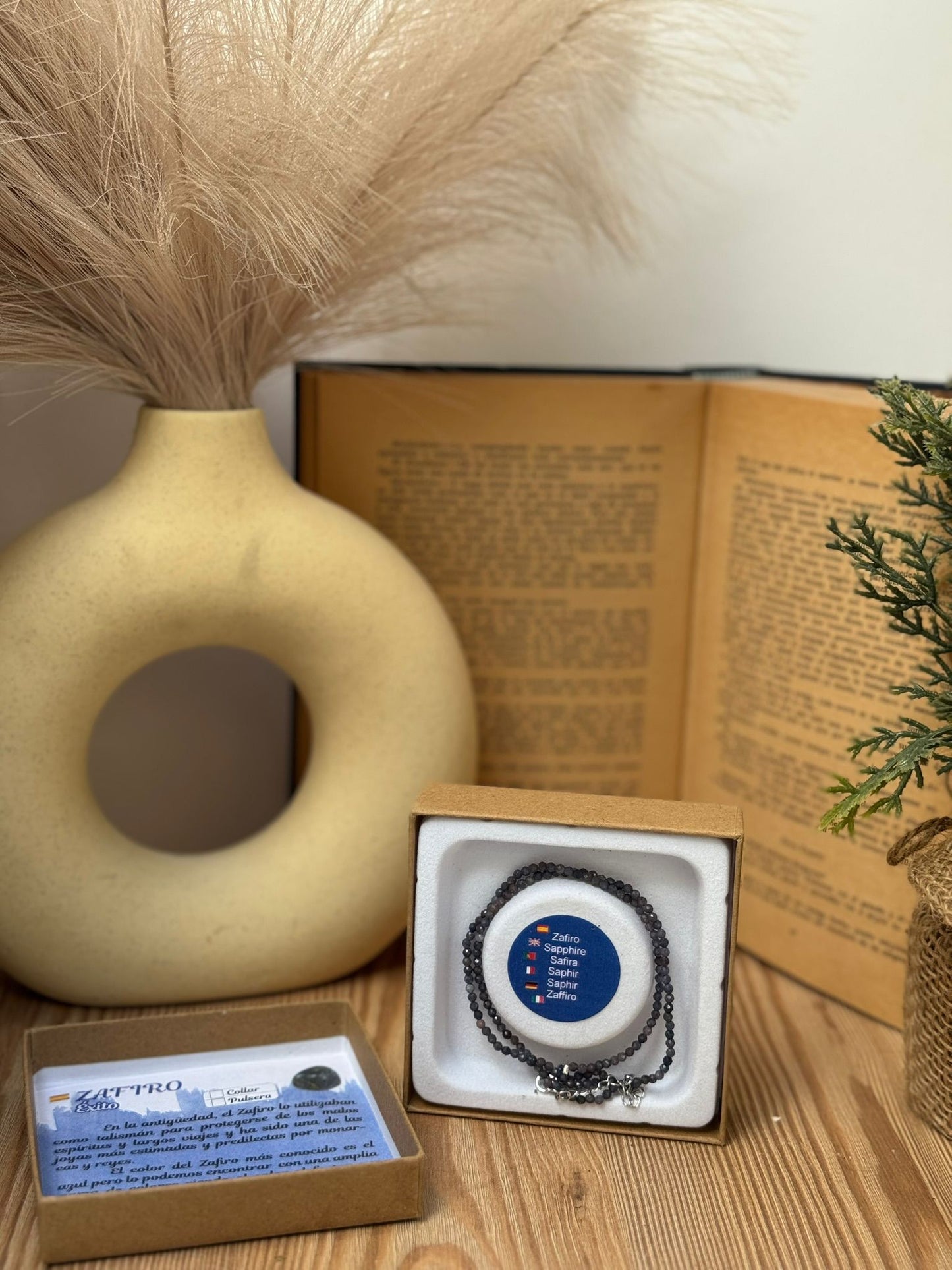 Collar y Pulsera de Zafiro – Calidad Extra
