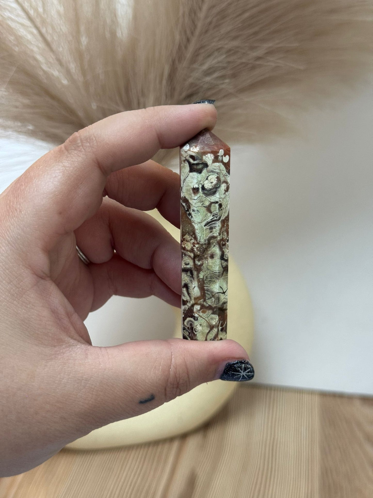 Puntas jaspe chocolate