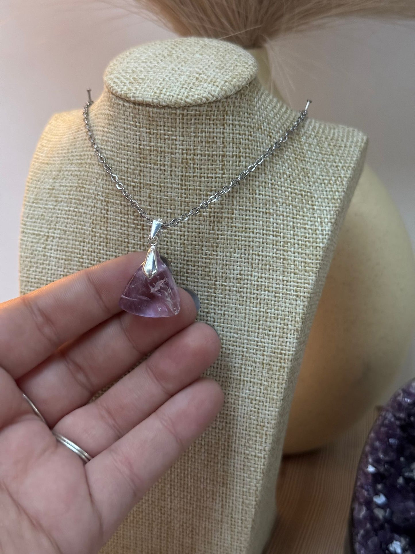 Colgante de Amatista en Plata 925