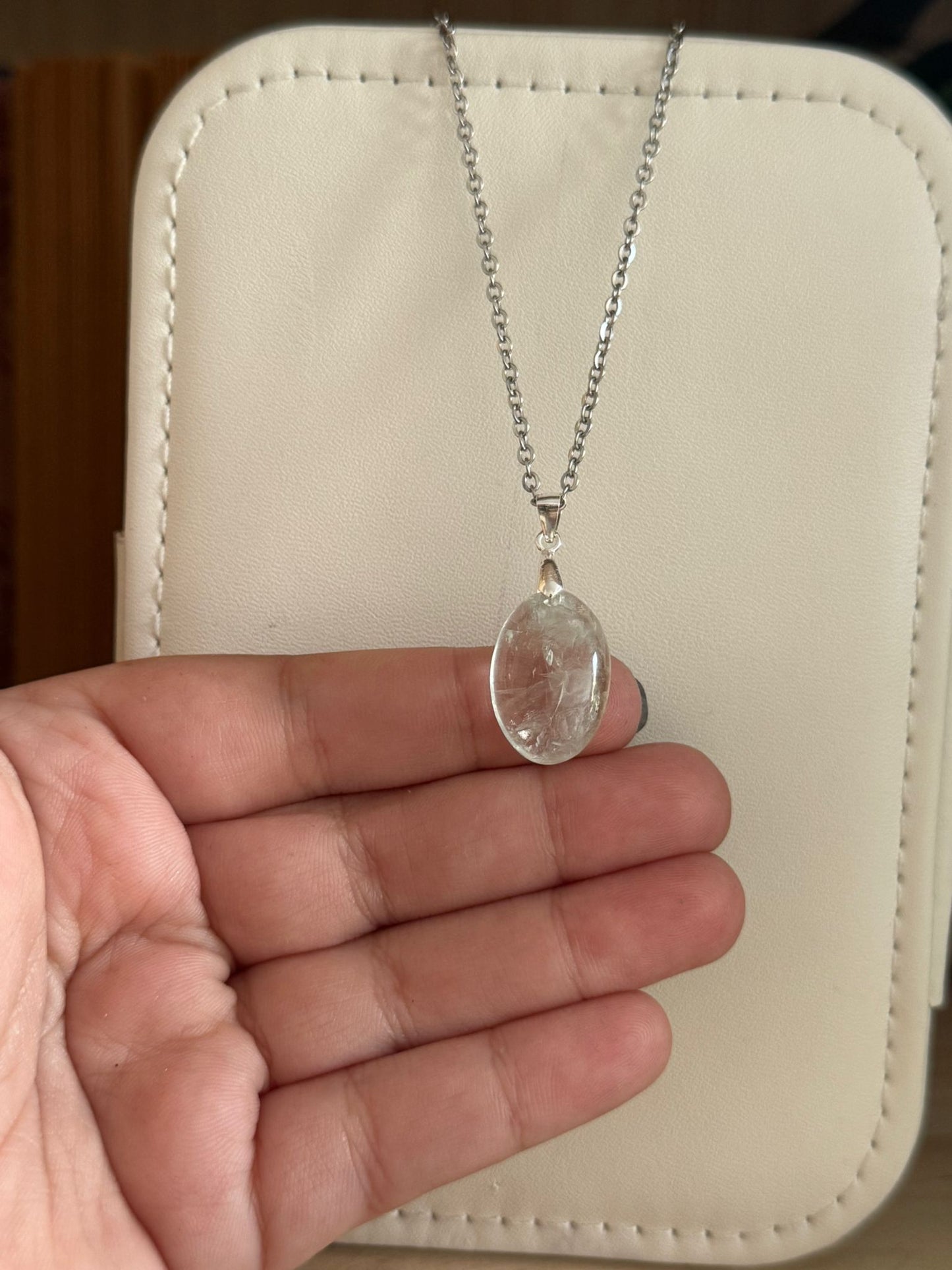 Colgante de Amatista Verde (Prasiolita) en Plata 925