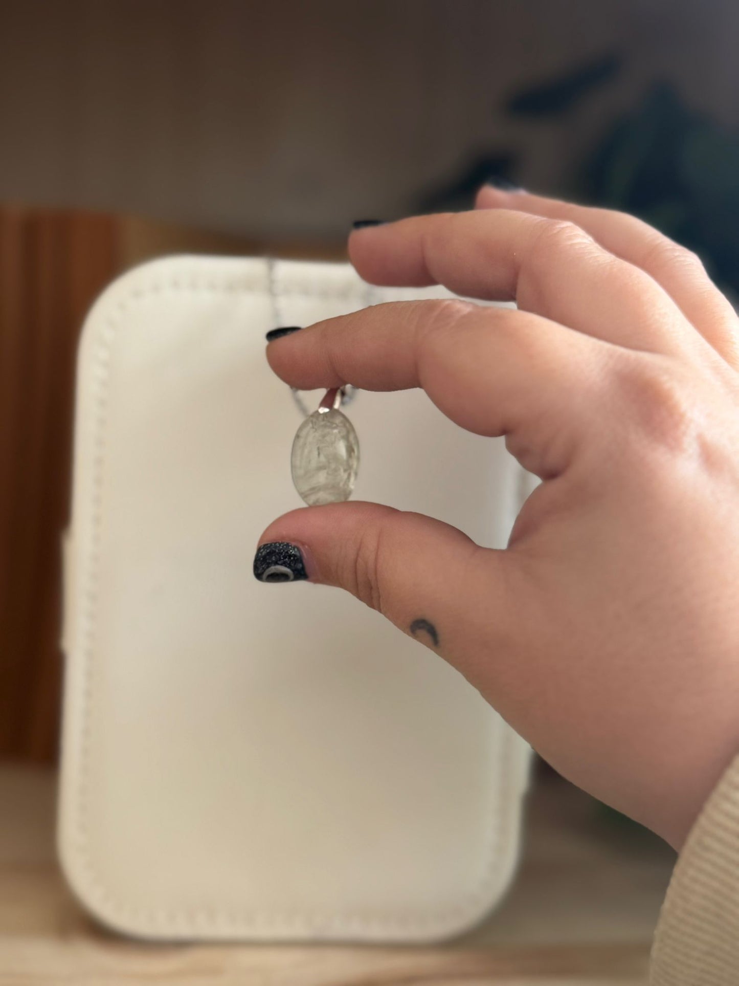 Colgante de Amatista Verde (Prasiolita) en Plata 925