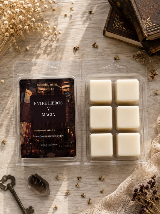 Wax Melt XXL- Entre libros y magia