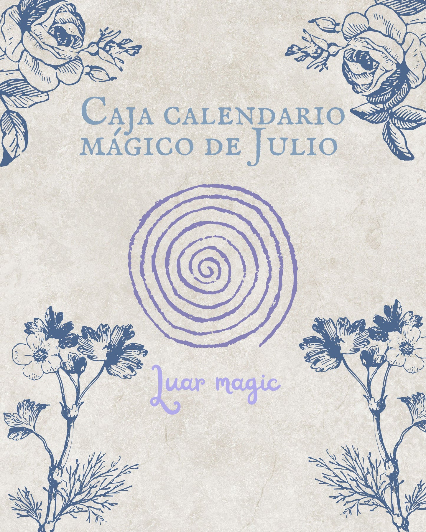 Caja especial calendario mágico Edición JULIO