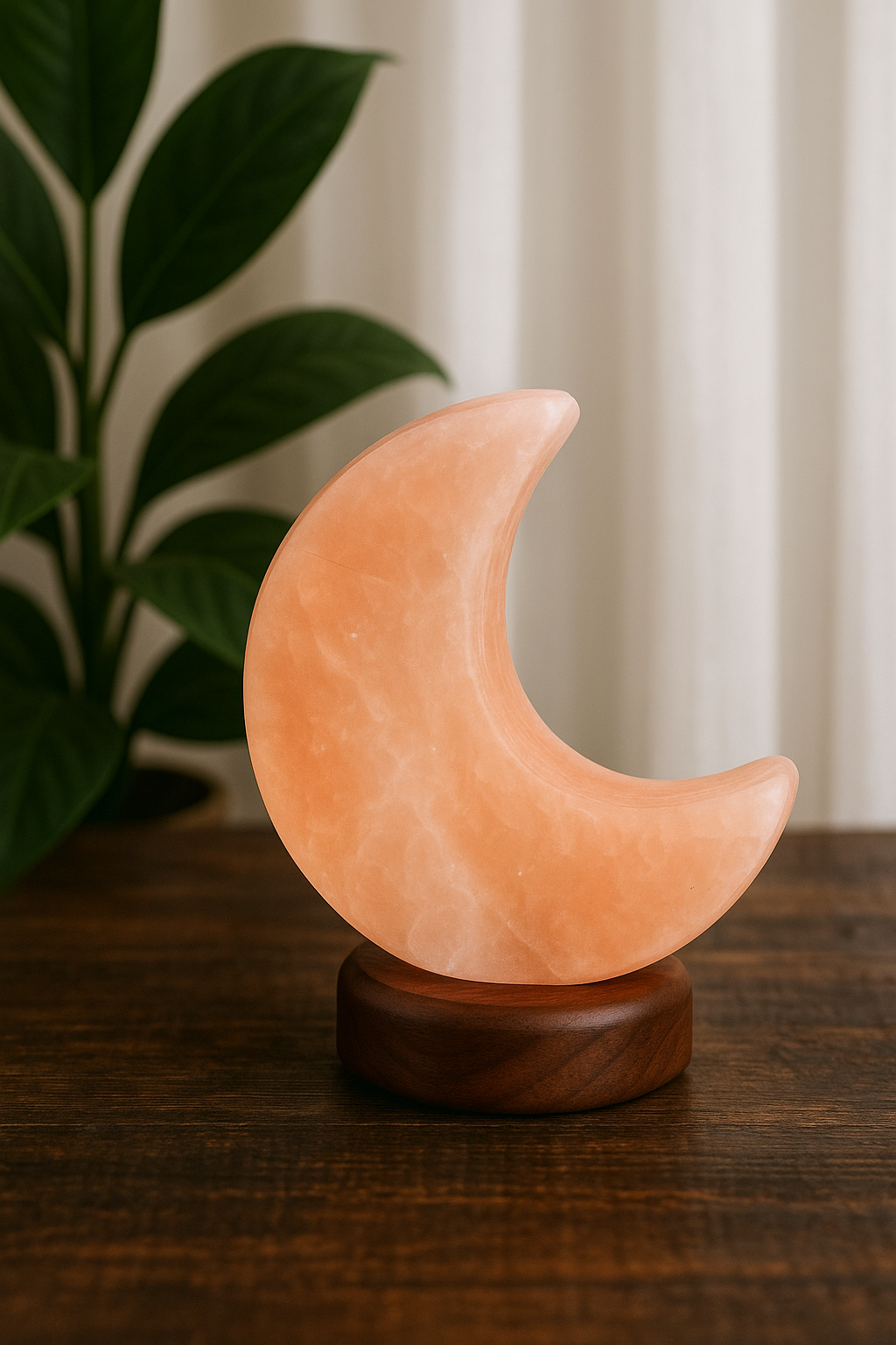 Lámpara de sal Luna mágica