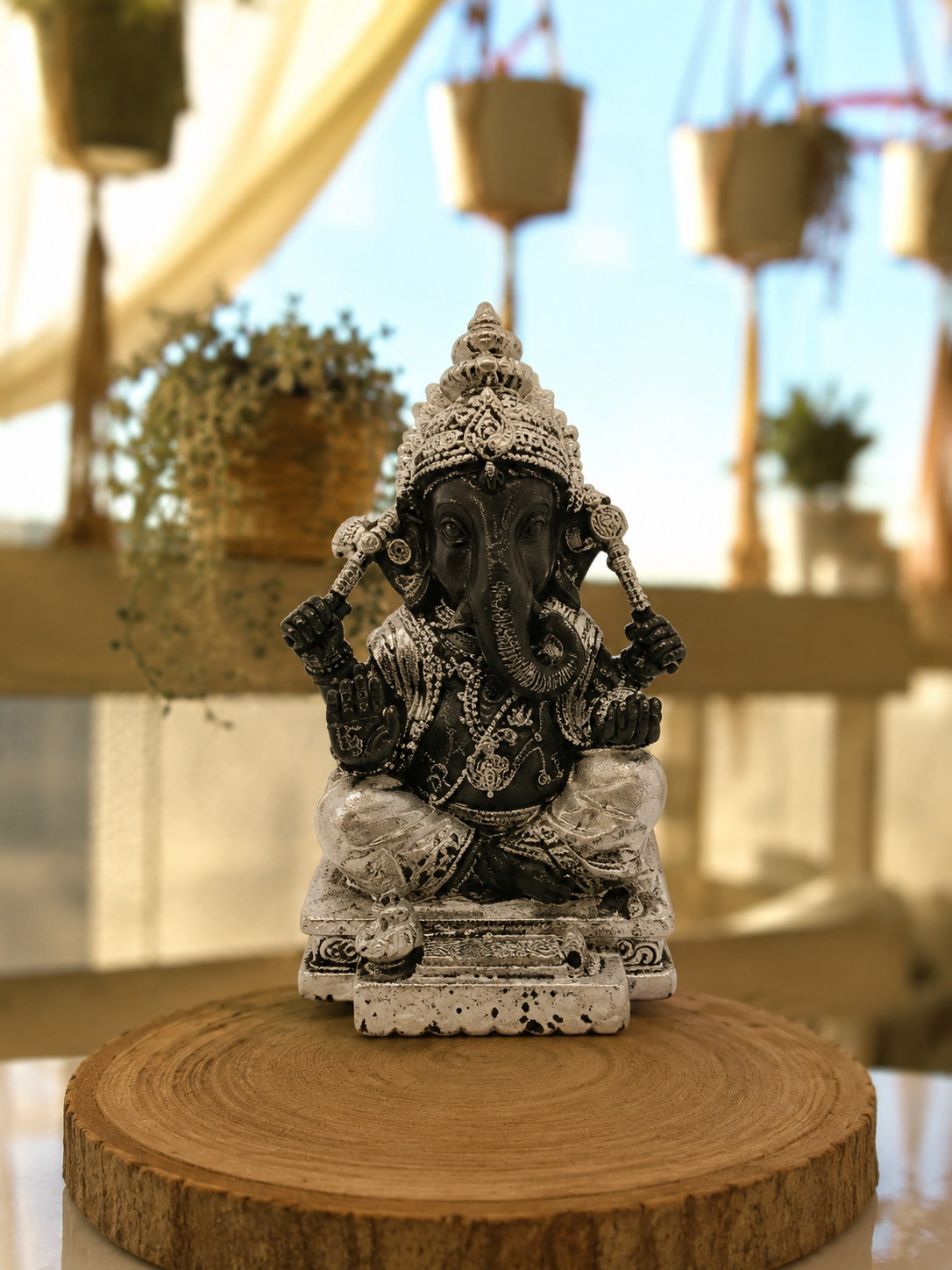 Figura En Resina Diosa Ganesha