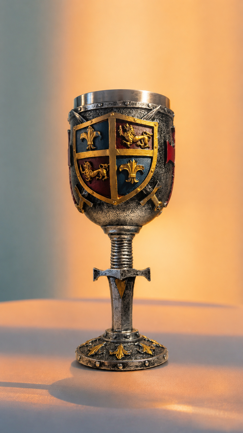 Copa Excalibur con Escudos Medievales