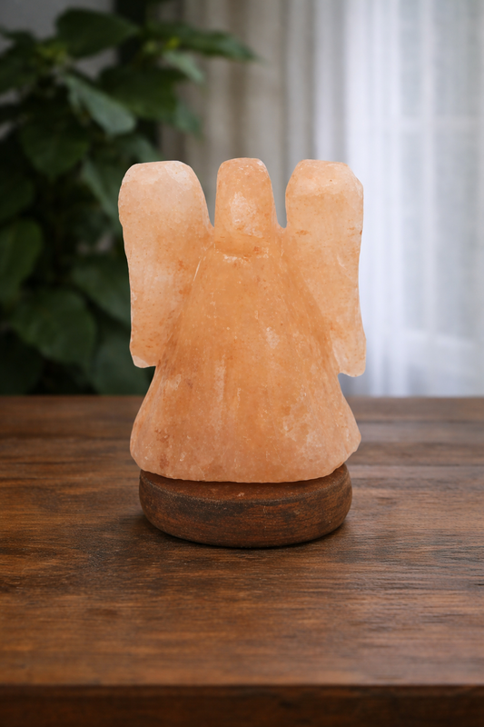 Lámpara USB de sal del Himalaya Ángel