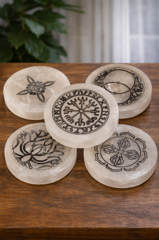 Cuencos de selenita diferentes modelos