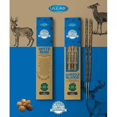 Incienso Natural Almizcle Blanco Ullas