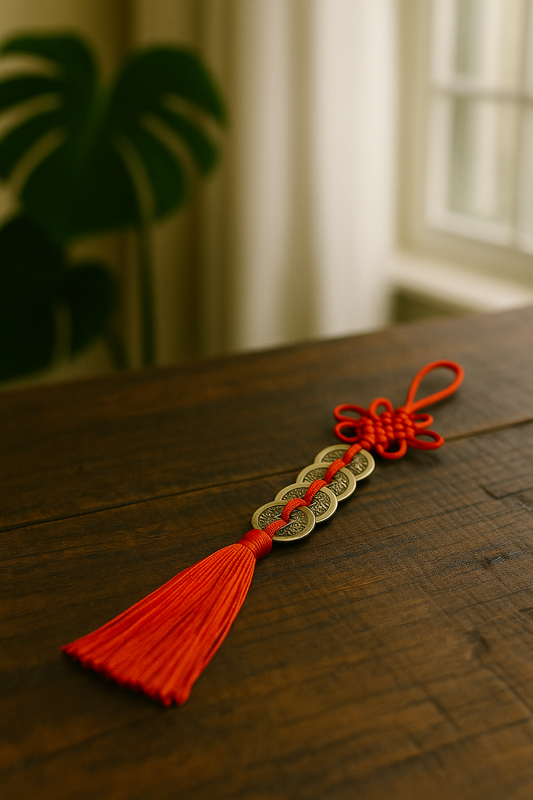 Colgador monedas feng shui