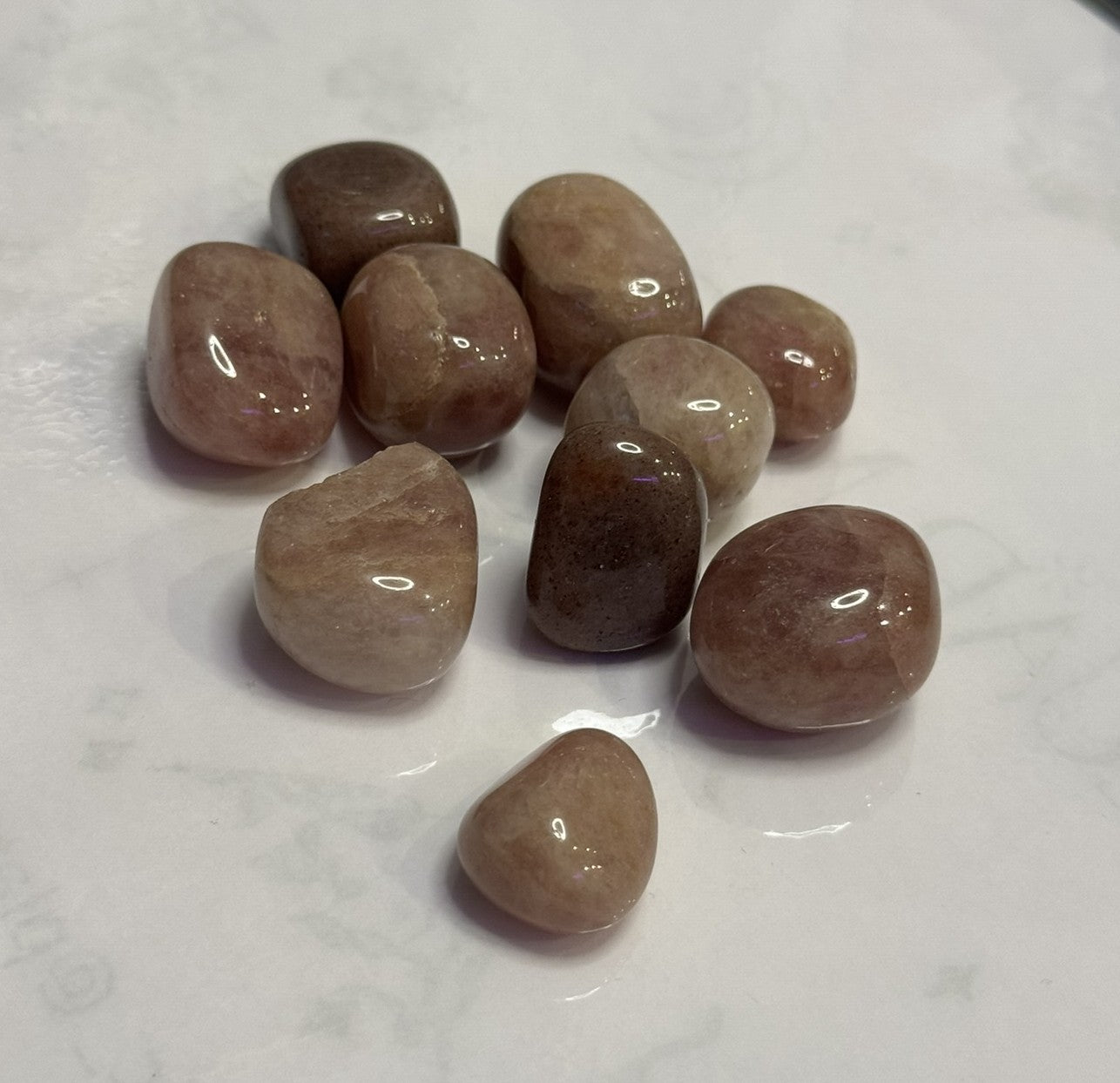 Mineral rodado Piedra sol