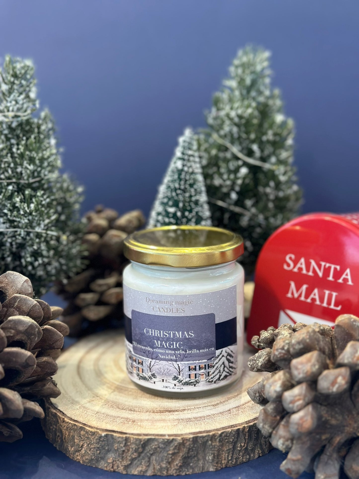 Vela Artesanal – Christmas Magic
