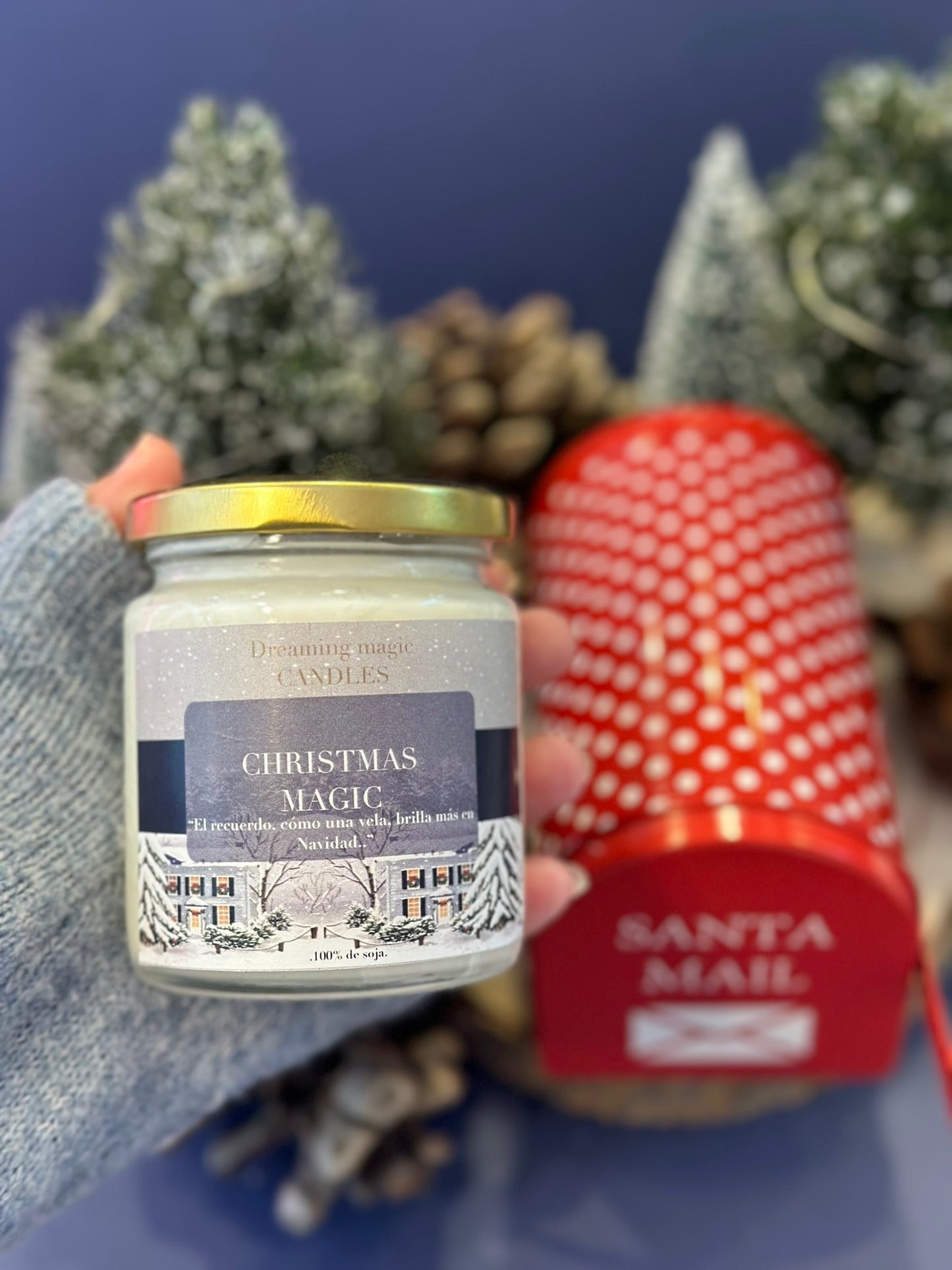 Vela Artesanal – Christmas Magic