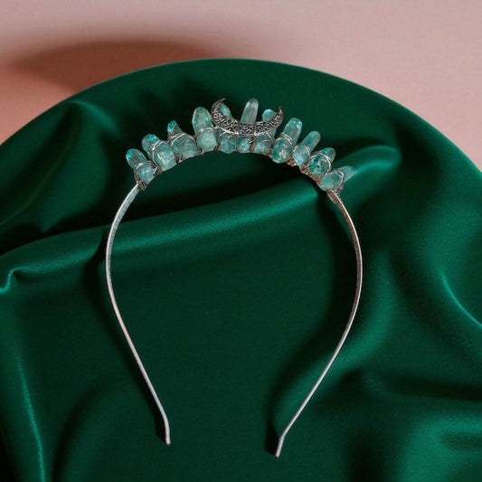 Diadema de puntas de Aqua aura