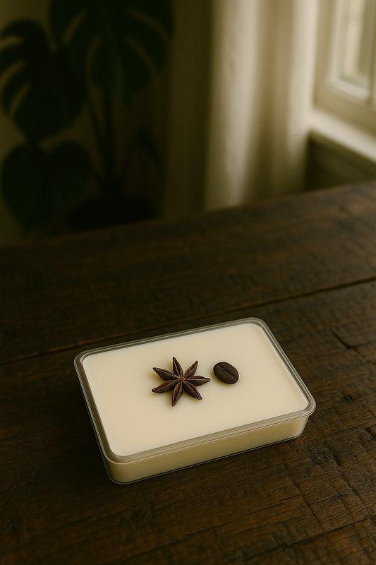 Wax melt, café, avellana y Canela/vainilla