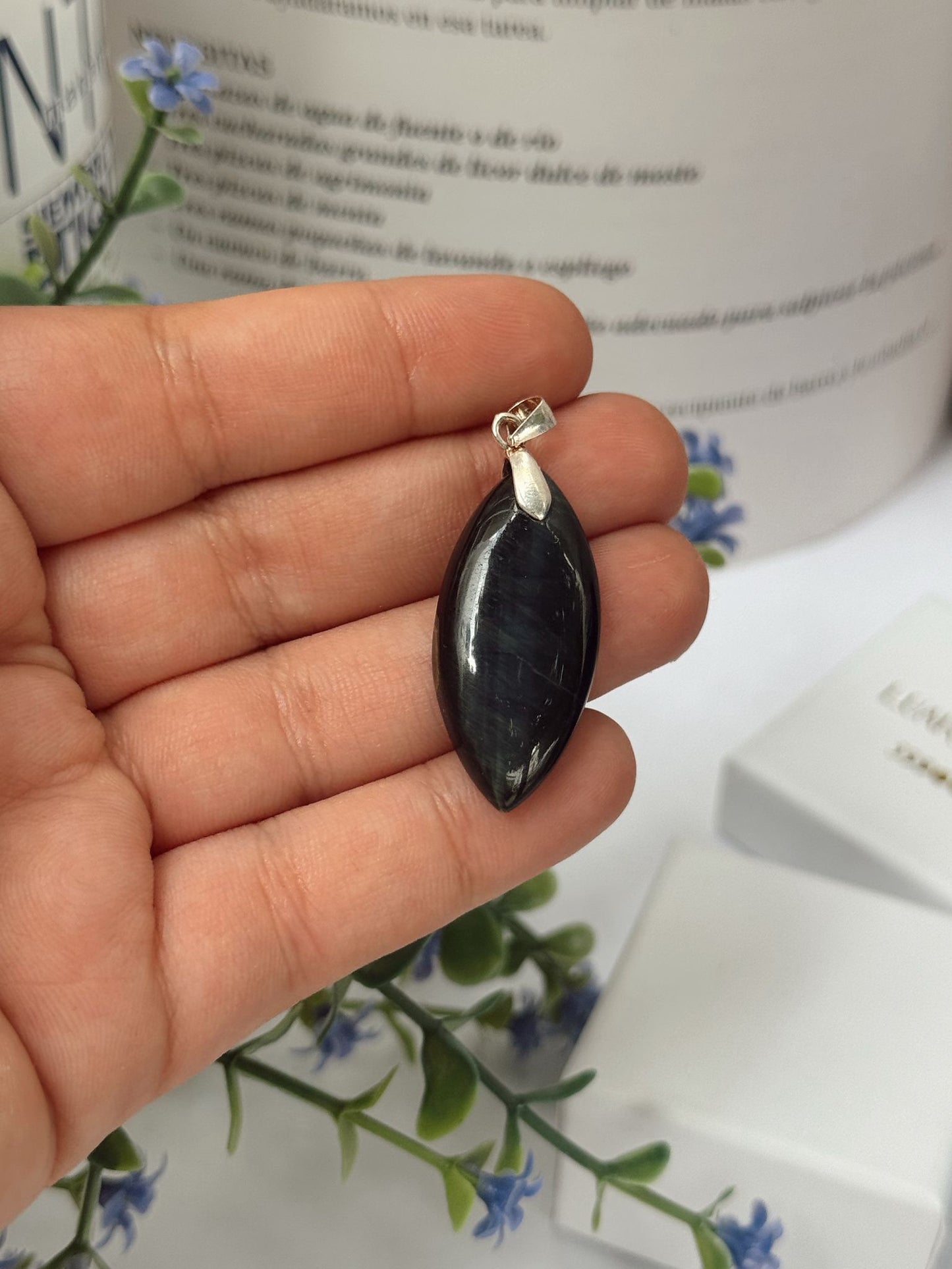 Colgante de Ojo de Águila en Plata de Ley 925