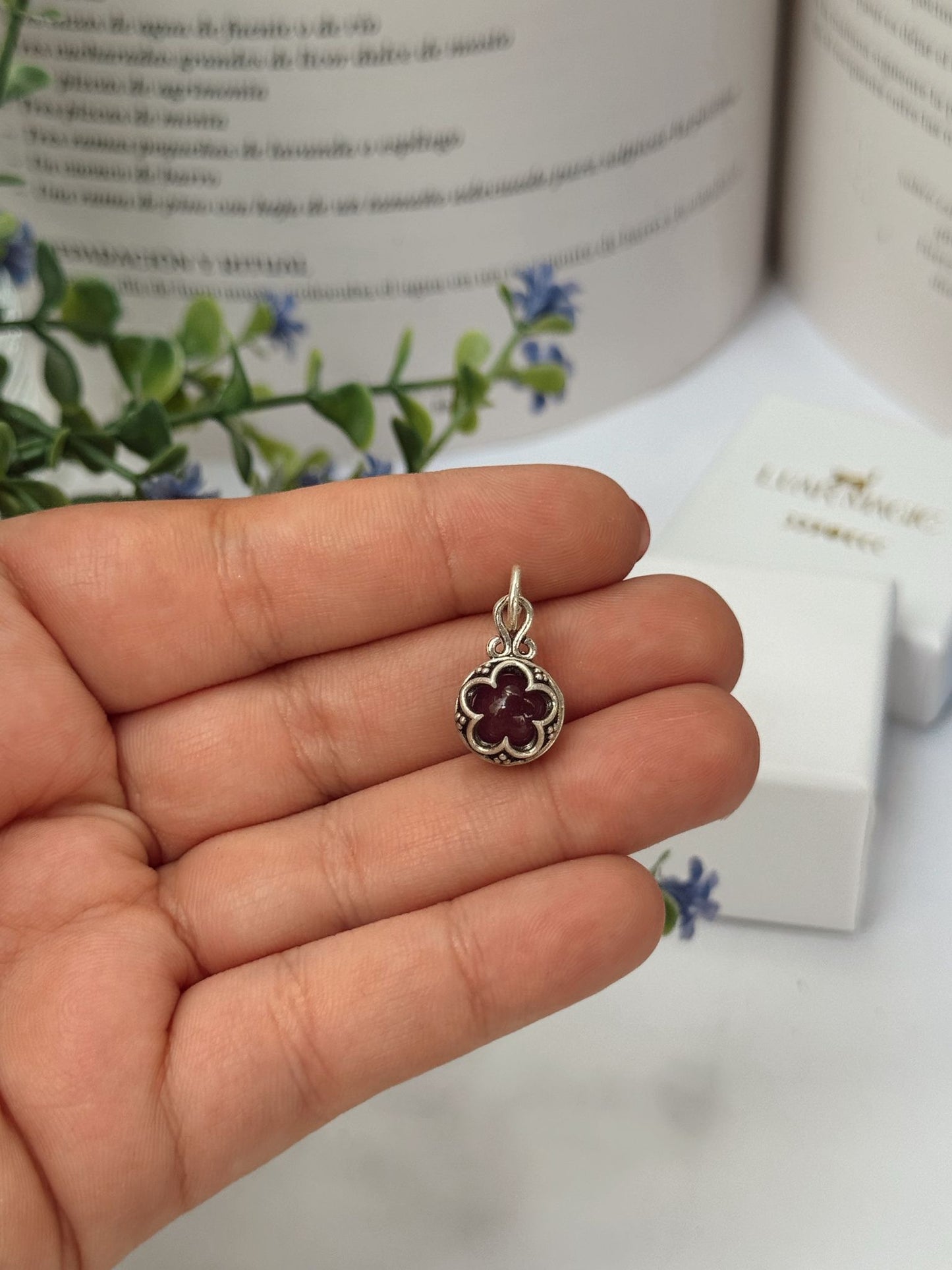 Colgante Gotland de Amatista en Plata de Ley 925