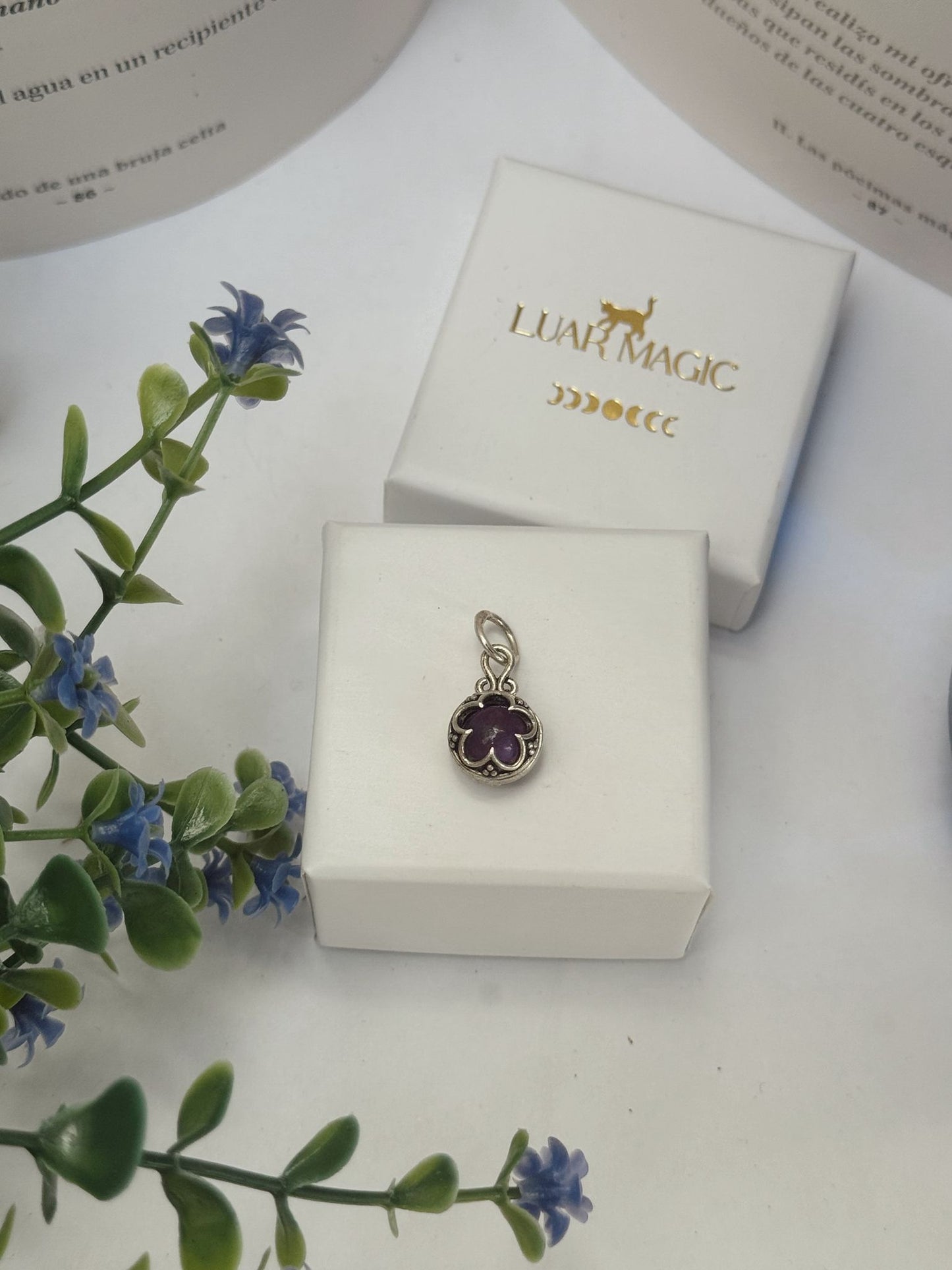 Colgante Gotland de Amatista en Plata de Ley 925