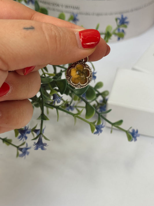 Colgante Gotland de Citrino Grande en Plata de Ley 925