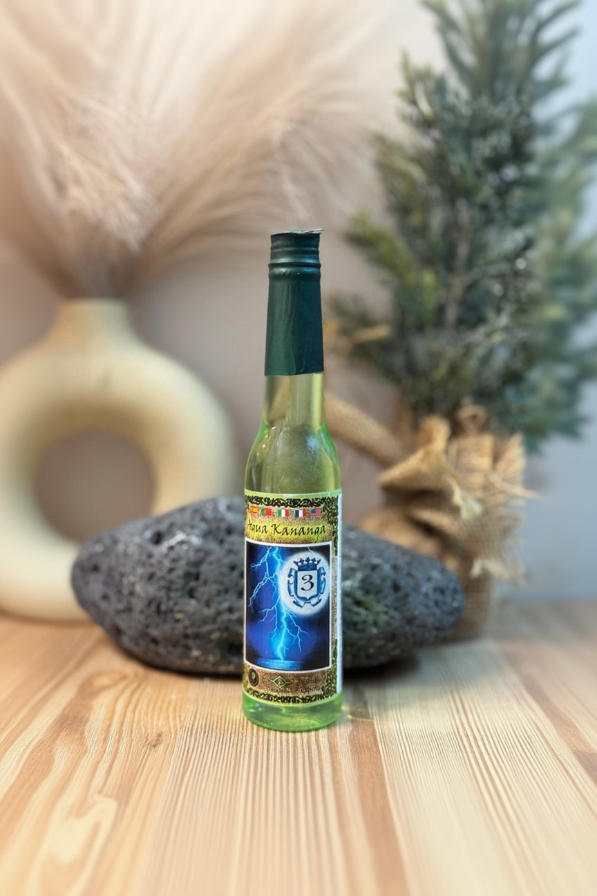 Botella Agua de Kananga (Agua de Tormenta) Ritualizada