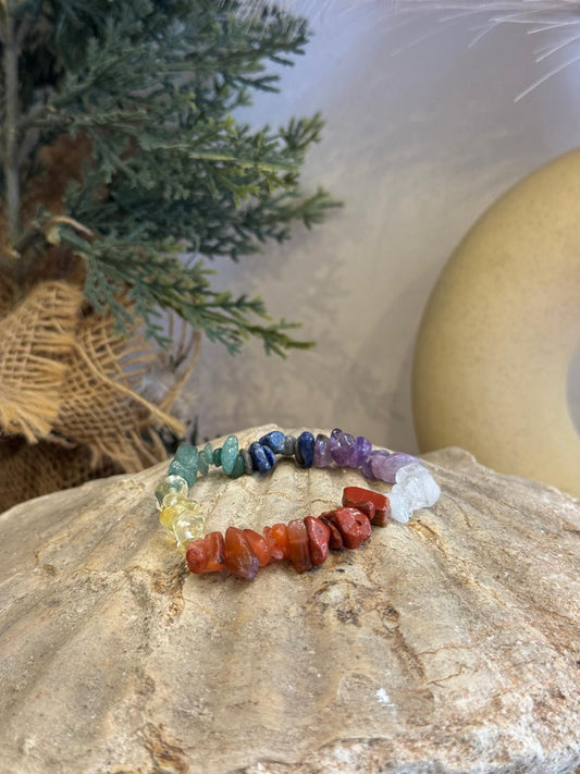 Pulsera 7 chakras chips