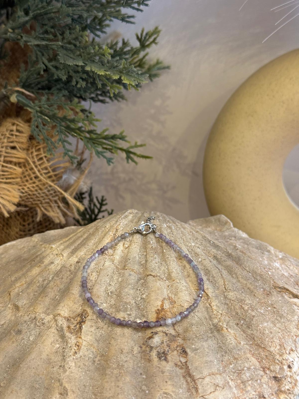 Pulsera amatista fina