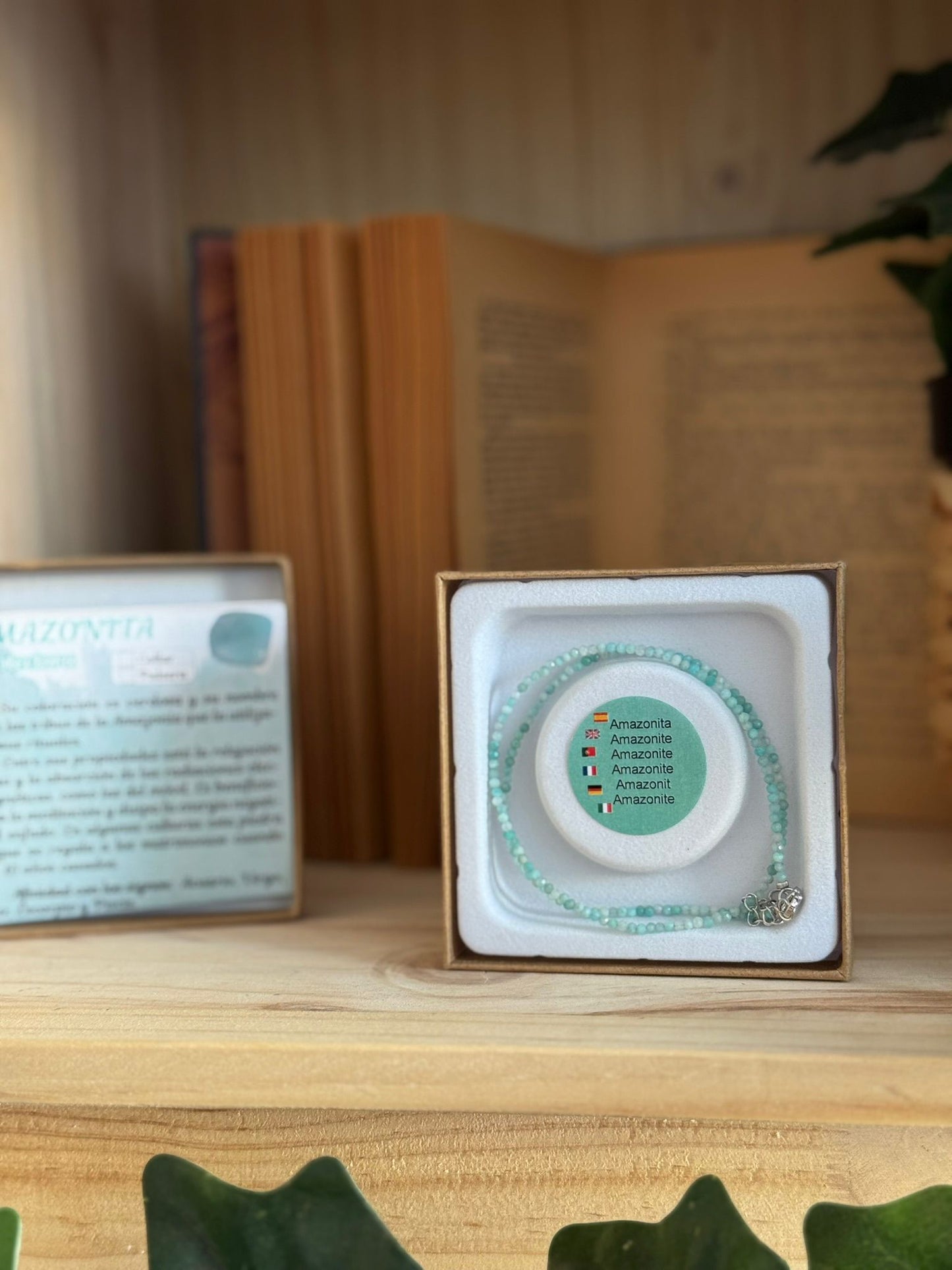 Collar y Pulsera de Amazonita – Calidad Extra