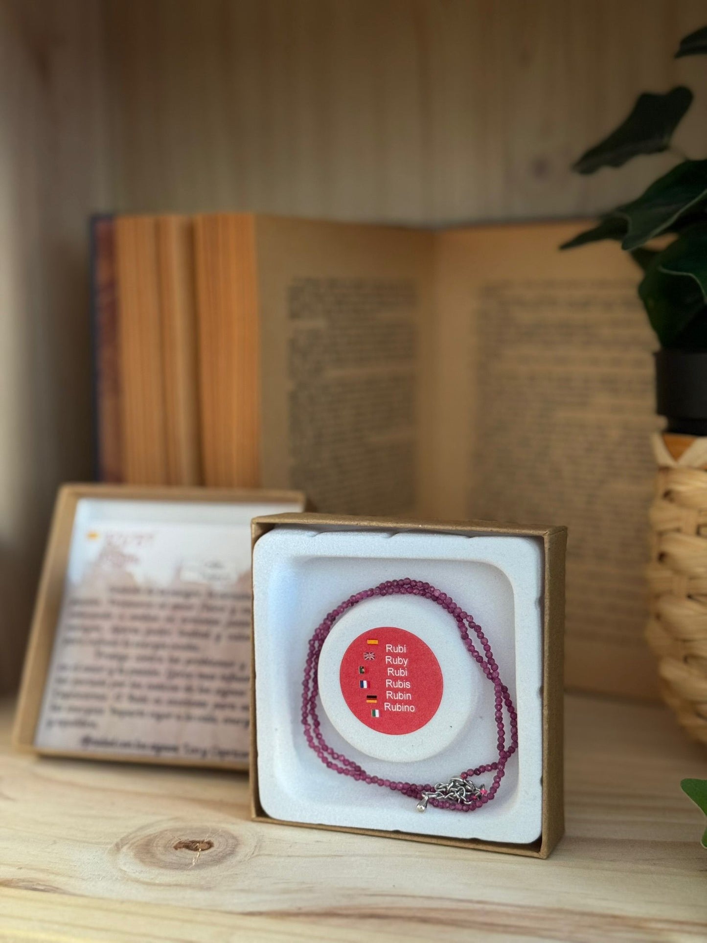 Collar y Pulsera de Rubí – Calidad Extra