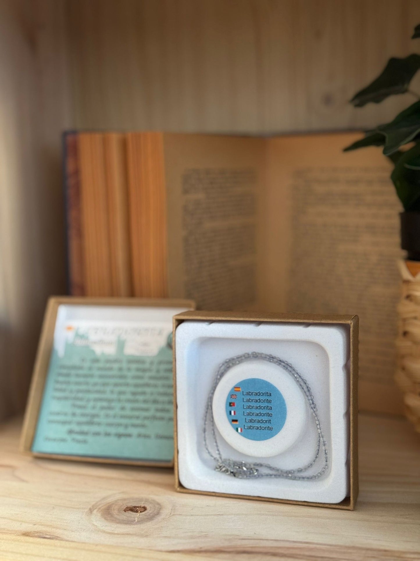 Collar y Pulsera de Labradorita – Calidad Extra