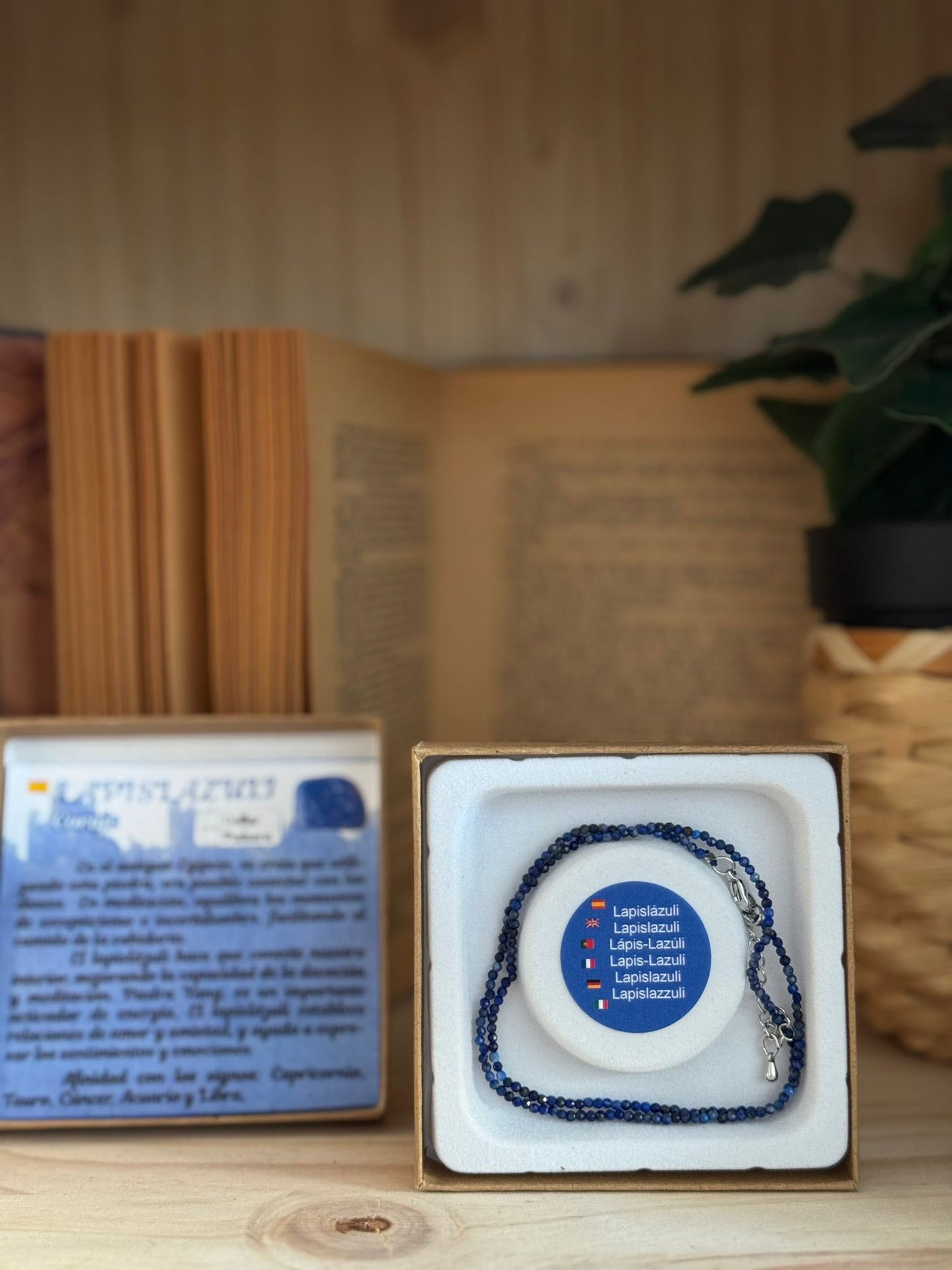 Collar y Pulsera de Lapislázuli – Calidad Extra