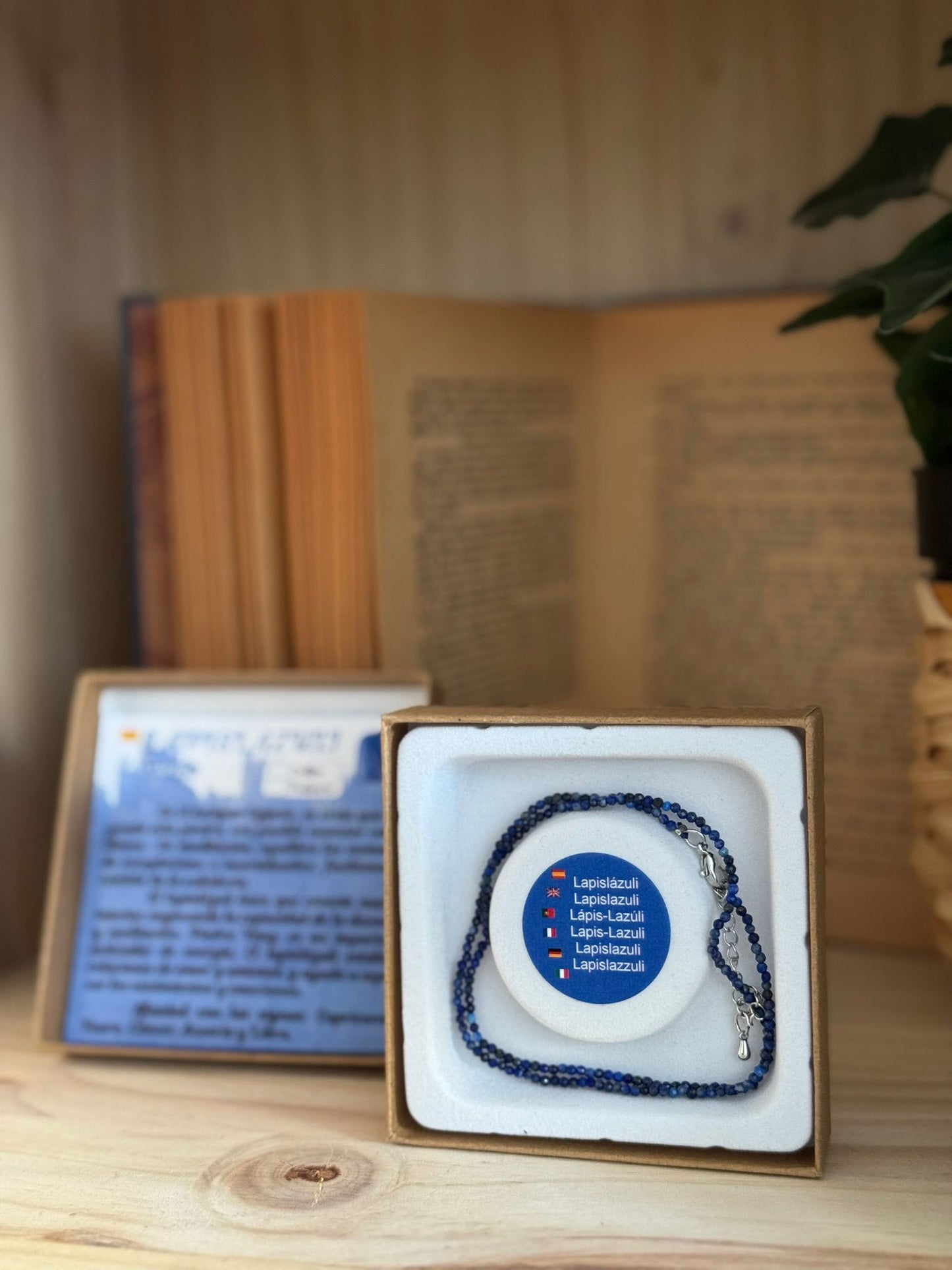 Collar y Pulsera de Lapislázuli – Calidad Extra