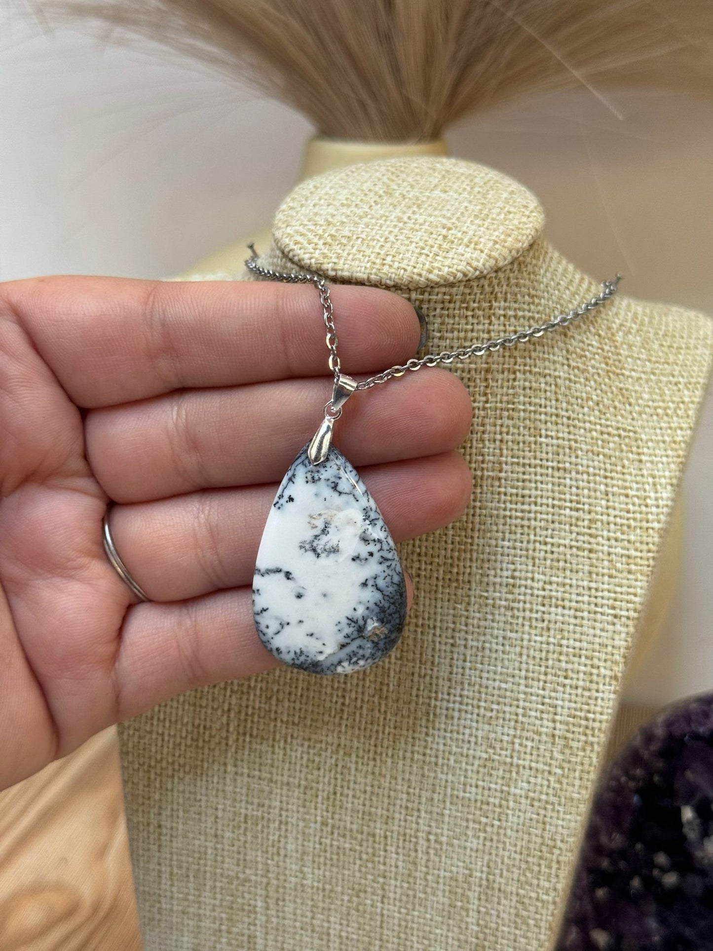 Colgante de Ópalo Merlinita en Plata 925